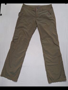 Patagonia Womens Byway Cargo Pants in Brown/Olive Shimmer Color Shift, Size 10